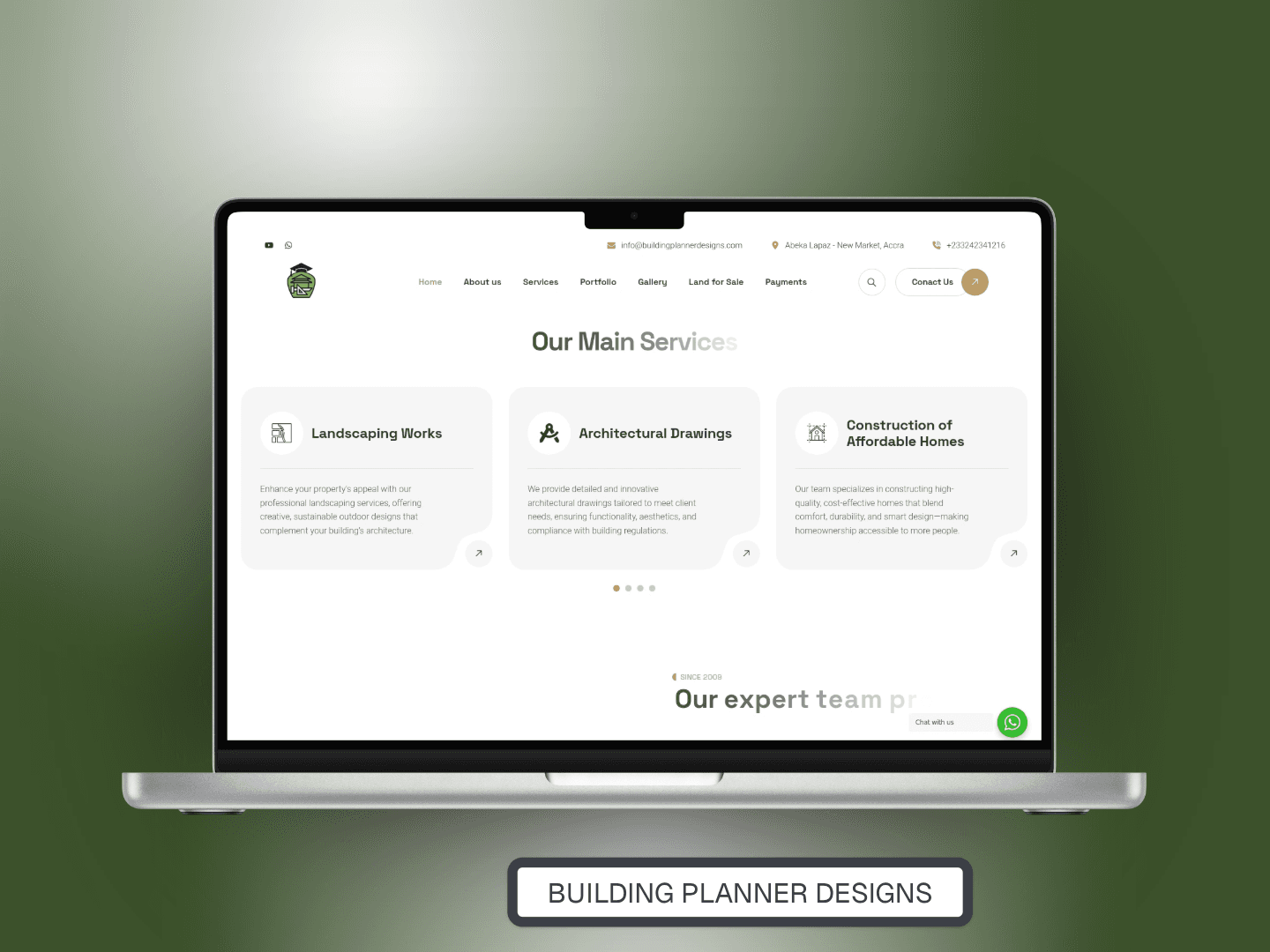 Building Planner Designs - Desktop