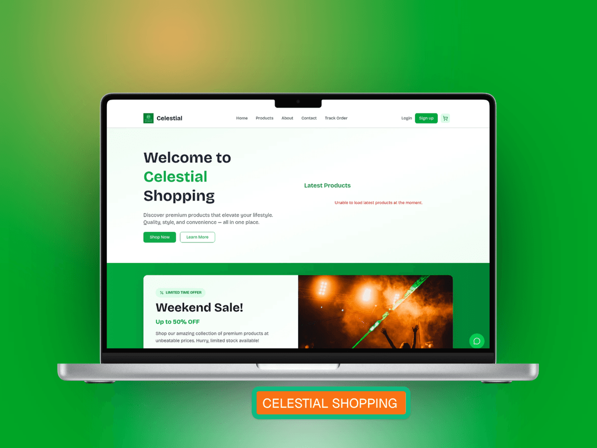 Celestial Shopping - Desktop