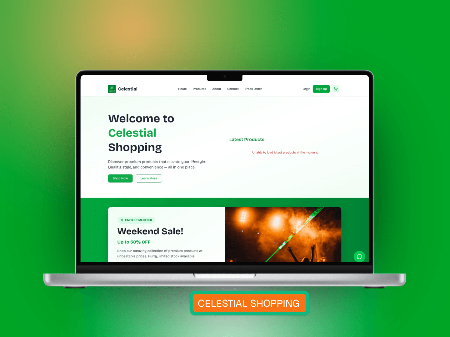 Celestial Shopping - Desktop