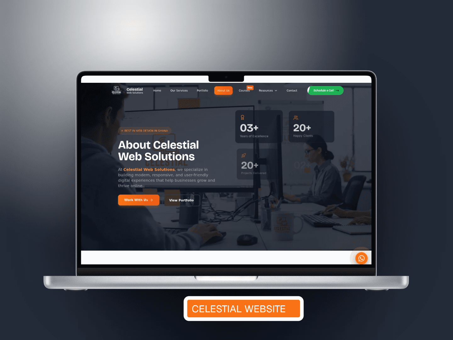 Celestial Web Solutions - Desktop