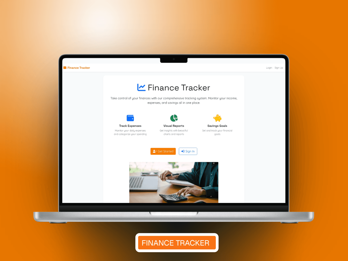 Finance Tracker - Desktop