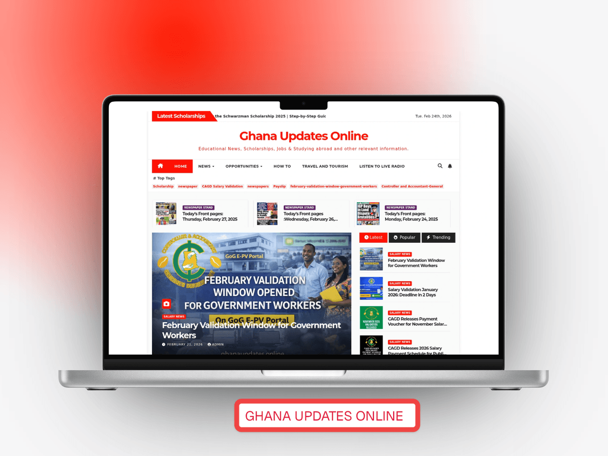 Ghana Updates Online - Desktop