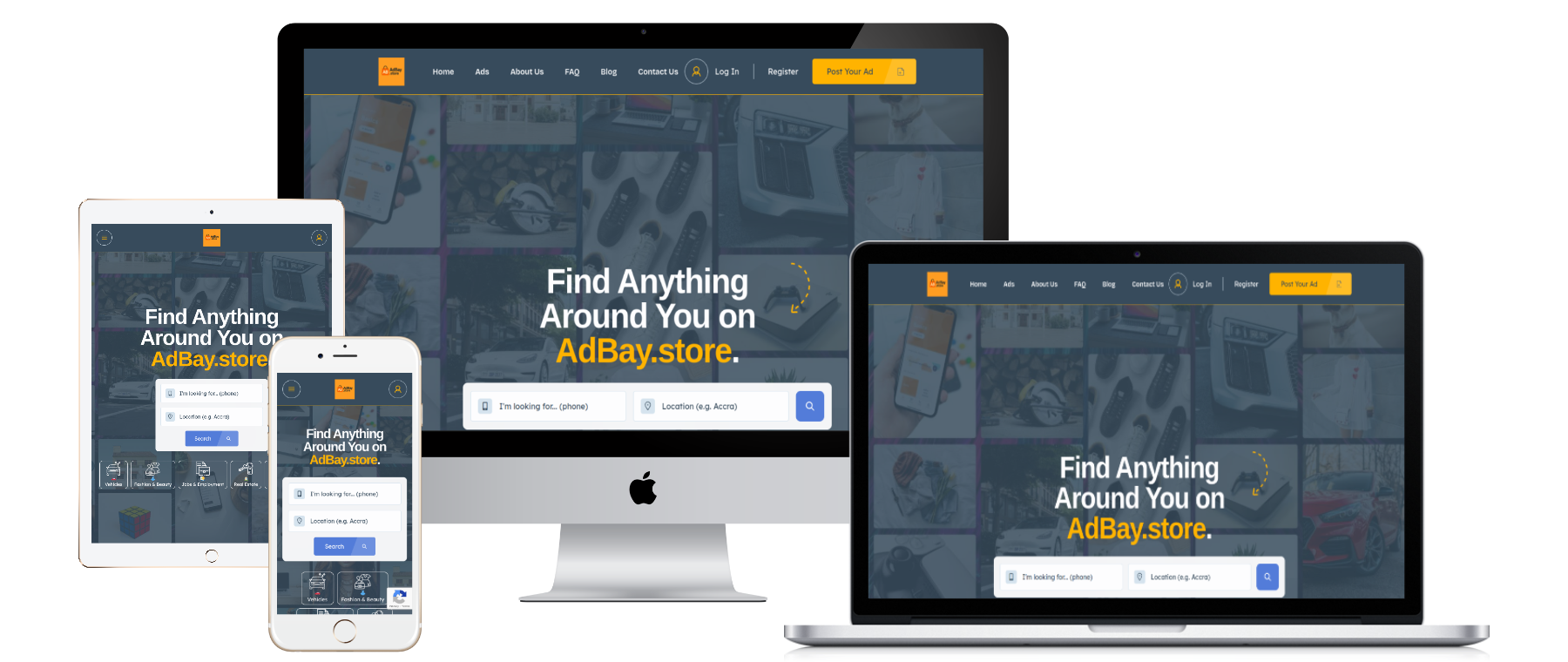 AdBay.store, Free classified Website